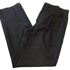 Polo by Ralph Lauren Dark Grey Pleated Pants Sz 34x38 Suspender Buttons